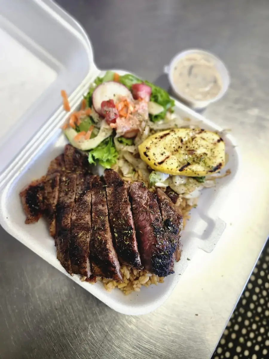 Grilled 10 ounce Steak Meal