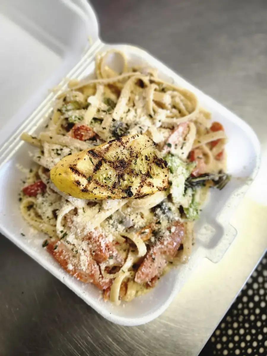 Vegetable Fettuccine Alfredo