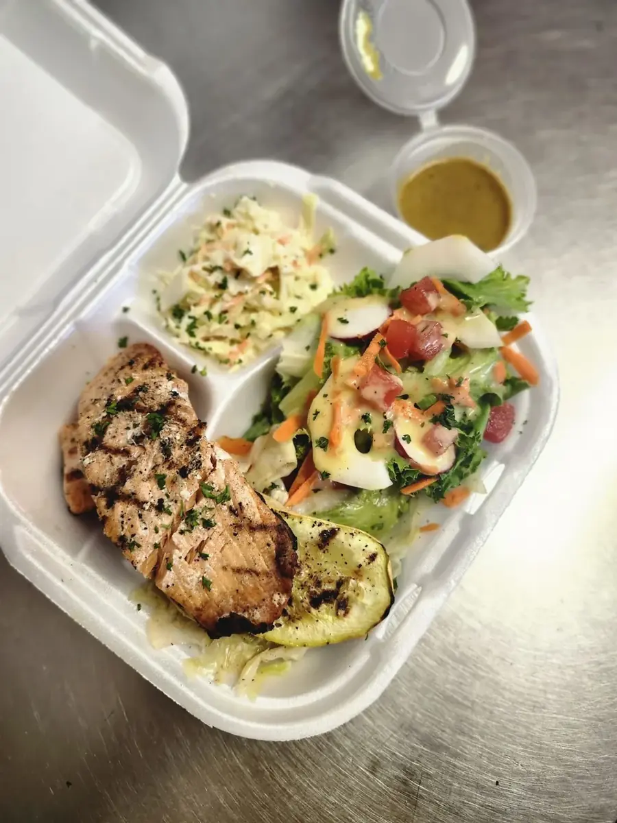 Grilled Salmon Meal